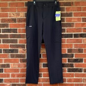 Landau 8-Pocket Rib Knit Waistband Men's Cargo Scrub Pant